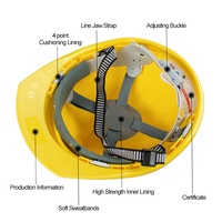 Casco de Seguridad Industrial de Alta Gama con Nuevo Diseño, Casco Protector de ABS para Construcción