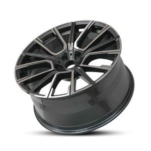 ขอบล้ออะลูมิเนียมกลึง CNC สีดำและสีเงิน ดีไซน์ 10 ก้าน งานกลึงความแม่นยำสูง - Product Image 2