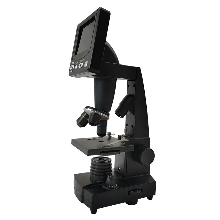 生物顕微鏡40-400X SM-2016DM LCDスクリーンデジタル顕微鏡3.5 "ディスプレイ5メガピクセルの範囲