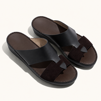 Sandales arabes SHIKOL pour hommes, pantoufles du Golfe en cuir de vache véritable, respirantes, faites à la main, logo personnalisé, vente en gros, directement de l'usine