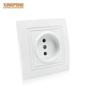 Phosphor copper quality 10 years guarantee home wall receptacle 220V 16amp 2 pin plug socket EU