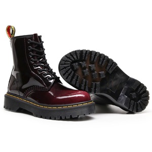 Color-changing red locomotive <b>boots</b> for women classic retro British style short <b>boots</b> men's and women's genuine leather shoes - Product Image 3