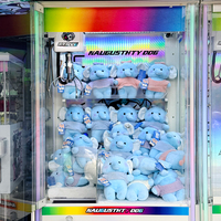 Machine à griffes commerciale d'arcade à monnayeur en métal personnalisée pour la vente en gros, avec lecteur de cartes, prise en charge de l'anglais et garantie d'un an