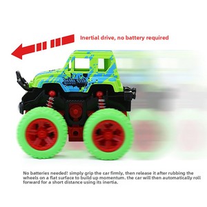 Juguete de Vehículo Todoterreno de Inercia, Escala 1:5, Simulación de Auto 4x4 de Alto Rendimiento, Juego de Juguetes de Fricción con Inercia de Grado Profesional - Product Image 4