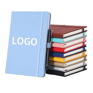 A5 Strap Notebook Custom LOGO Simple Office Notebook Hand <b>Account</b> Thick Dairy Custom Wholesale - Product Image 1