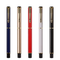 Pulpen Gel Logam Berkualitas Tinggi yang Dapat Disesuaikan Model PEN--Y005 Cetak Kustom Hadiah Buku Catatan Bisnis Perusahaan Promosi