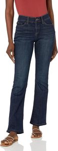 Jeans de Mezclilla para <span class=keywords><strong>Mujer</strong></span>, Ultra Cómodos, Transpirables, Flexibles, Corte Bootcut, Cintura Media, Ajuste Ajustado, Casuales, para Todas las Temporadas - Product Image 1