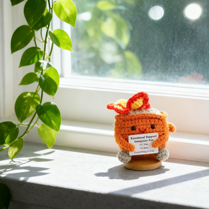 Bán Buôn Handmade Crochet Hỗ Trợ Cảm Xúc Dumpster Cháy Đồ Chơi Sang Trọng Thiết Lập Đáng Yêu Dệt Kim Nhiều Màu Búp Bê Quà Tặng Số Lượng Lớn Người Mua - Product Image 5