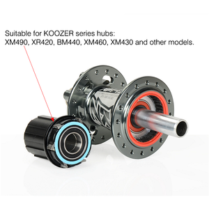 Koozer-Convertidor de bujes de bicicleta de montaña, <span class=keywords><strong>Micro</strong></span> <span class=keywords><strong>Spline</strong></span> 12S Freehub XM490 BM440 PRO, adaptador de tapa de extremo de 8, 9, 10 y 11 velocidades XD - Product Image 4