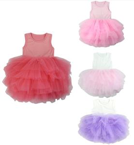 ชุดเดรสปาร์ตี้ผ้าทูลล์สำหรับเด็กอายุ 0-6 ปี รุ่น SQ-092-YXL ผ้าฝ้ายเนื้อแน่น - Product Image 1