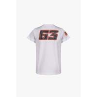 Polo enfant confortable GoFree 63 blanc imprimé - T-shirt élégant pour garçons, design décontracté pour l'école et le quotidien, 100% coton VR46 Riders