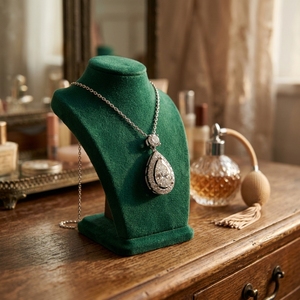 Bijoux de style vintage avec diamant de laboratoire de 0,5 ct taille poire Manin pour soirée - Product Image 3