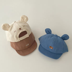 جودة العلامة التجارية سعر المصنع للأطفال قبعة الشركة المصنعة مخصص الطفل الكرتون لطيف الدب التطريز القبعات المخملية - Product Image 3