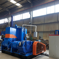 Malaxeur à dispersion Banbury 110L, mélangeur interne pour caoutchouc avec décharge inclinable et vérin hydraulique