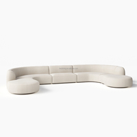 FERLY Modular Curved Design Luxus Wohnzimmer Sofas Wohn möbel American Style Großes Schnitts ofa