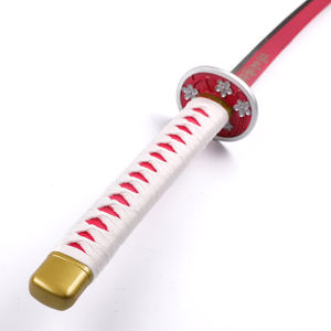 104cm Demon Slayer Katana espada Real samurái japonés <span class=keywords><strong>Kimetsu</strong></span> <span class=keywords><strong>No</strong></span> <span class=keywords><strong>Yaiba</strong></span> <span class=keywords><strong>Kanao</strong></span> Tsuyuri 1:1 Original Nichirin Blade - Product Image 4