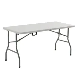 Nouveau design populaire pas cher blanc facile à assembler portable mode personnalisé café tables à manger pliantes