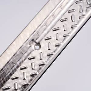 YBJ voiture accessoires 304 acier inoxydable 2 portes porte Rail étape <span class=keywords><strong>barre</strong></span> pédale pour Land Cruiser 2007-2027 FJ76 78 LC79 porte <span class=keywords><strong>seuil</strong></span> plaque - Product Image 4