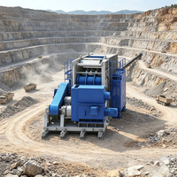 Concasseur rotatif pour le broyage de minerai dans les mines souterraines : chambre de broyage étendue, rapport de broyage élevé
