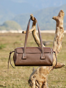 Luxury cowhide leather genuine ladies <b>large</b> capacity solid color tote handbag new design women's casual fashion handbags - Product Image 6