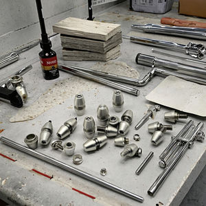 ナイフ開閉釘折りたたみナイフDIYナイフハンドル留めリベット親指スタッド高強度プッシュボタン軸ねじ - Product Image 5