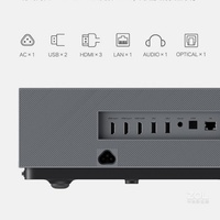 Cinéma laser ALPD Form Ovie T1 à focale ultra courte, 2800 lumens, écran 4K150 pouces, projection intelligente pour jeux