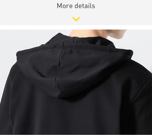 High Quality 100% Cotton Custom <b>Oversized</b> <b>Hoodie</b> <b>Men</b> Blank Unisex Winter Streetwear Full Zip Quick Dry Breathable Sweatshirts - Product Image 6