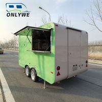 Camion de cuisine mobile Onlywe, remorque alimentaire entièrement équipée, restaurant commercial, restauration rapide, bar à jus en fibre de verre, café