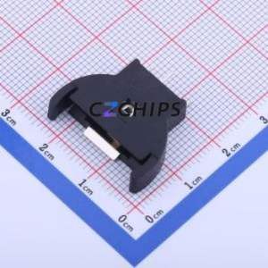 BS-05-A1BJ001 Button & Strip Battery Connector Through hole Component (THT) Connector Battery Holder CR2032 Brass Nickel - Product Image 2