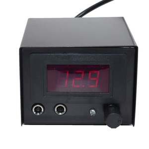 แหล่งจ่ายไฟดิจิตอล LCD ขนาดเล็กแบบสี่เหลี่ยมสำหรับเครื่องสักโรตารี่ ชุดอุปกรณ์เสริมสำหรับสตูดิโอ - Product Image 1