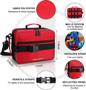 Kits médicaux <span class=keywords><strong>d</strong></span>'<span class=keywords><strong>urgence</strong></span> haut de gamme personnalisés OEM vente en gros entreprises maison voiture fournitures médicales vide grande trousse de premiers soins - Product Image 2