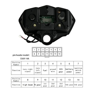 ราคาที่ดีที่สุด แผงมอเตอร์ไซค์ดิจิตอล เกจมอเตอร์ไซค์ โอโดมิเตอร์ สำหรับฮอนด้า CG <span class=keywords><strong>125</strong></span> Cg125 <span class=keywords><strong>CD</strong></span> 70 ฮอนด้า Gc125 - Product Image 5