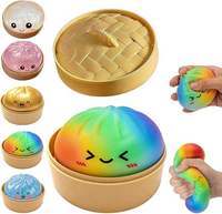 2006 Jouet Squishy en forme de boulette, mignon et adorable, avec fonction vapeur, amusant, émotionnel et sensoriel, anti-stress
