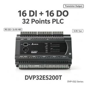 Delta DVP32ES200T PLC 16DI 16DO Transistor 16K Pas 100kHz Impulsion RS-232/485 pour l'automatisation - Product Image 1