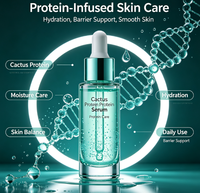 Sérum Protéiné au Cactus avec Vitamines C & E et Acide Hyaluronique - Nourrissant et Hydratant pour Tous Types de Peau