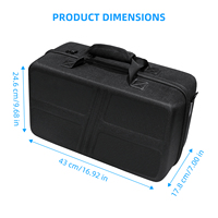 Étui de rangement à grande capacité, étanche, pour accessoires de jeu PS5, coque de voyage pour joysticks et manettes