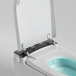 WC électrique intelligent avec capteur de pied, chasse d'eau par gravité, télécommande, siège chauffant, chasse d'eau automatique, réservoir encastré - Product Image 3