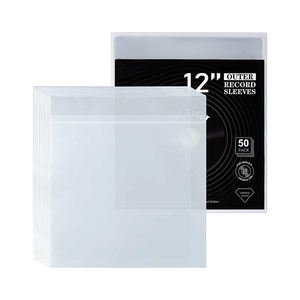 फैक्टरी कस्टम स्पष्ट पीपी पीपी बाहरी विनाइल एंटी स्थिर सीडी 12 "रिकॉर्ड विनील रिकॉर्ड आस्तीन को कवर करता है - Product Image 1