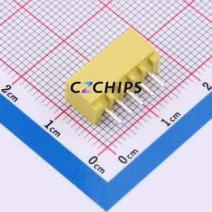 WAFER-HA2.54-5PZZ-H62 Wire-to-<b>Board</b> <b>Pin</b> Header Through hole Component (THT),P=2.54mm Connector 1x5P 2.5mm Through Hole XHB - Product Image 2
