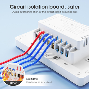 Serie C <span class=keywords><strong>Smart</strong></span> Sin condensador No Neutral Necesario Tuya Zigbee3.0 Interruptor táctil de luz inteligente de EE. UU. Compatible con Alexa Google Home - Product Image 4