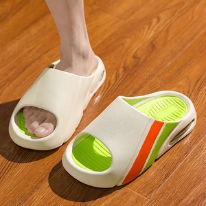 Men's Fashionable Summer Sports Slippers Outdoor Beach Sandals with <b>Massage</b> Insole Light Weight Hard-Wearing Rubber Anti-Slip - Product Image 5