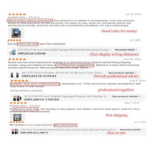 <b>Screen</b> Advertising Display Digital Signage And Display <b>Touch</b> LCD <b>Screen</b> Advertising <b>Screen</b> LCD Display Smart Glass With Display - Product Image 4