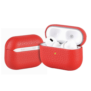 Nouvel étui de luxe antichoc en cuir pleine fleur grainé pour écouteurs <span class=keywords><strong>Pro</strong></span>, disponible en plusieurs couleurs avec logo personnalisé - Product Image 6