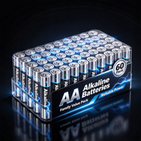 Piles AA en vrac 1,5 V, piles alcalines haute puissance, longue durée, pour jouets et télécommandes, vente en gros B2B
