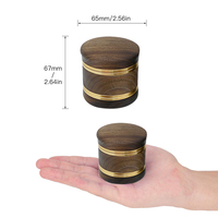 Broyeur créatif en bois, accessoire de fumage, avec Logo personnalisé, pour herbe, épices et tabac