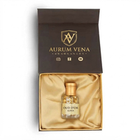 Boîtes cadeaux magnétiques personnalisées avec impression de logo, vides, pour flacons d'attar Oud de 6 ml, emballage de boîtes