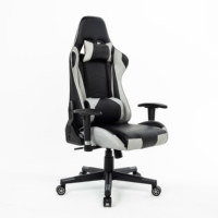 Kursi Gaming Kulit Ergonomis Modern untuk Esports Komputer dengan Sandaran yang Dapat Direbahkan dan Sandaran Tangan 2D yang Dapat Disesuaikan