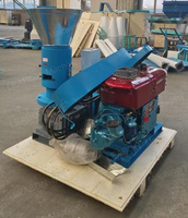 Machine à fabriquer des granulés de bois à biomasse, fonctionnant au diesel, avec certification CE, pour une large gamme de matériaux