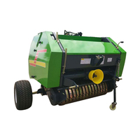 Mini-pressoir à balles rondes à haute productivité et efficace avec moteur pour usage agricole, puissance de 37 kW