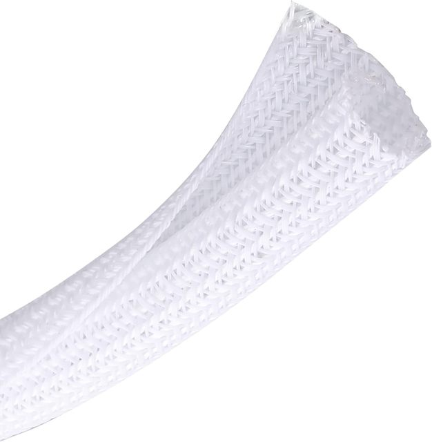 Wholesale Ningbo Home Accessories Self-Wrapping Split Wire Loom Sleeve Cord Management Pets No Chew Split Braided Cord Protector